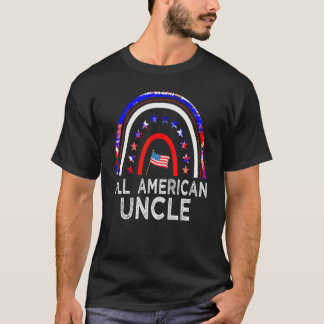 All American Uncle  Tie Dye 4th Of July Outfits Fo T-Shirt