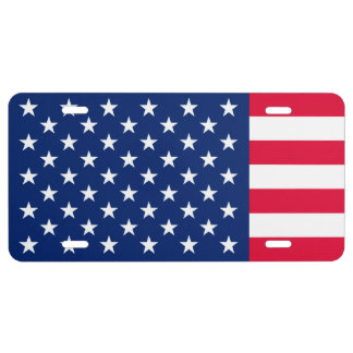 Us Flag License Plates | Zazzle