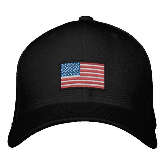 All American USA Embroidered Baseball Hat (Front)