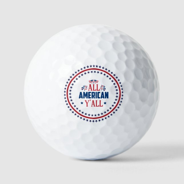 All American Value Golf Balls (Front)