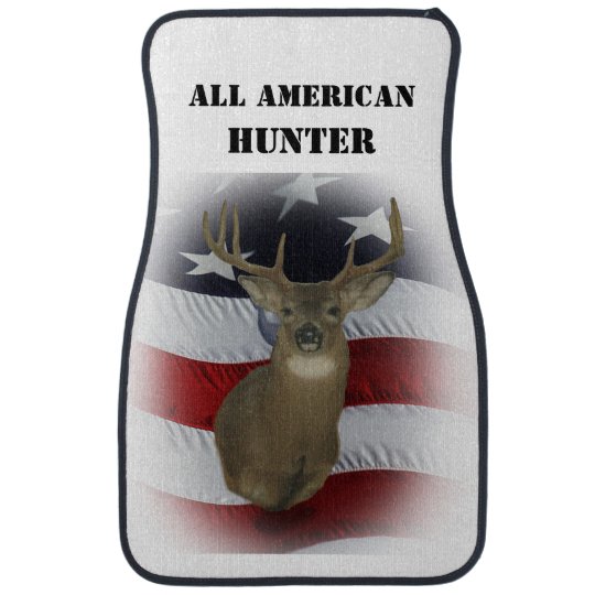 All American Whitetail Deer Set Of Car Mats Zazzle Com