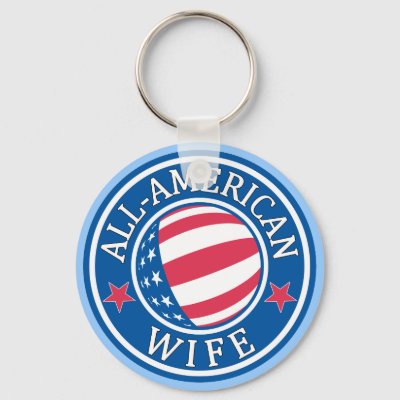 All-American Wife Keychain