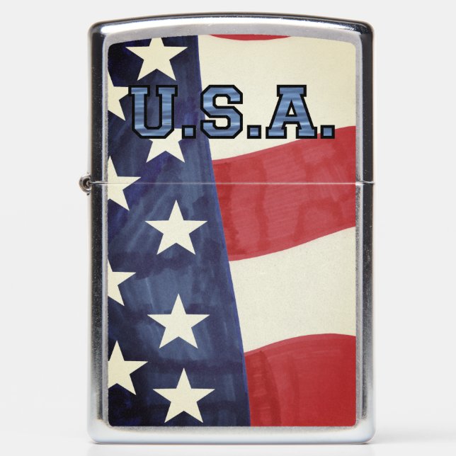 "All-American" Zippo Lighter (Front)