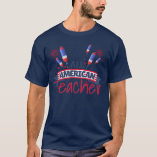 All Americaneacher Patrioticeacher boy T-Shirt