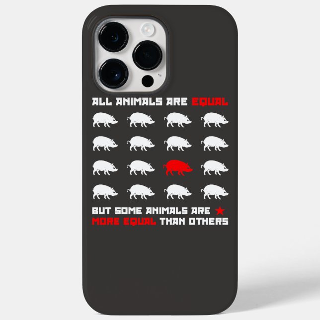 All animals are equal 2 Case-Mate iPhone case (Back)