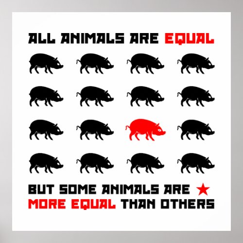 All animals are equal 2 poster