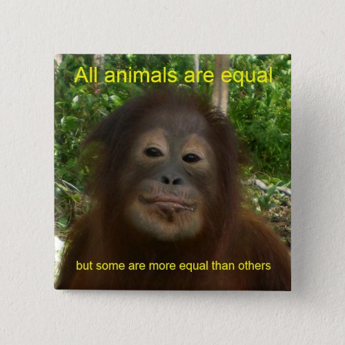 All Animals are Equal Pinback Button