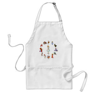 All Around Alice In Wonderland Adult Apron