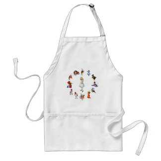 All Around Alice In Wonderland Adult Apron