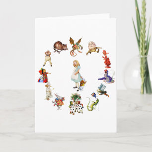 All Around Alice in Wonderland Card