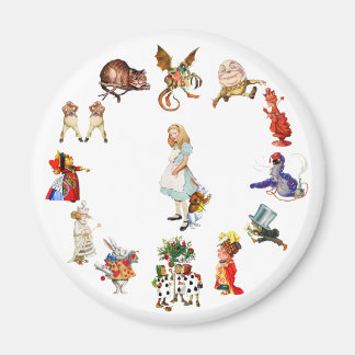 All Around Alice in Wonderland Magnet