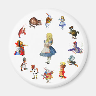 ALL AROUND ALICE IN WONDERLAND MAGNET