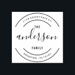 All Around Family Return Address Stamp<br><div class="desc">Make your mail stand out with a personalized return address stamp.</div>