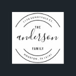 All Around Family Return Address Stamp<br><div class="desc">Make your mail stand out with a personalized return address stamp.</div>