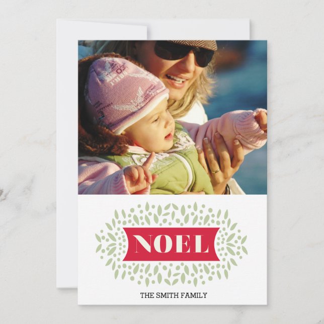 all around noel holiday card (Front)
