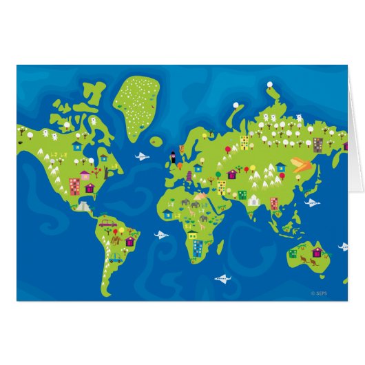 All Around the World Cards (Front Horizontal)