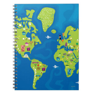 All Around the World Notebook