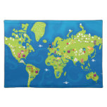All Around The World Placemat at Zazzle