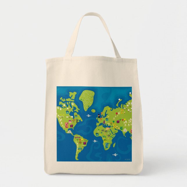 All Around the World Tote Bag (Front)
