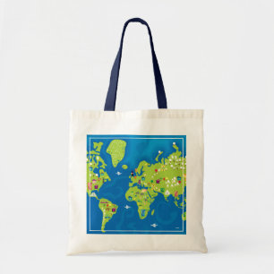 All Around the World Tote Bag