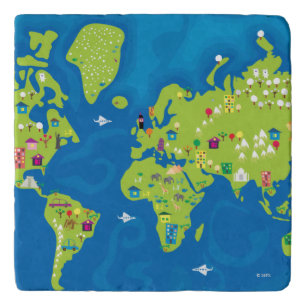 All Around the World Trivet
