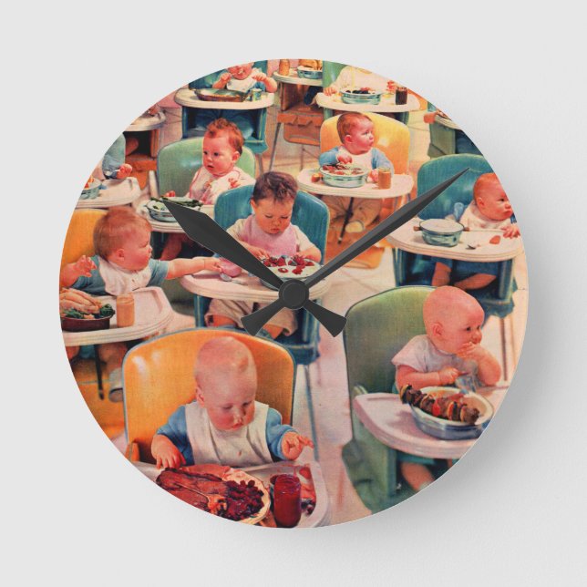 all baby restaurant round clock (Front)