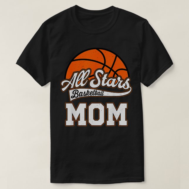 All Basketball Mom Of The Birthday Boy Baller 1 T-Shirt (Design Front)