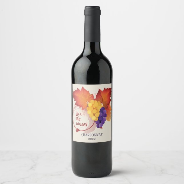 all be wine label (Front)