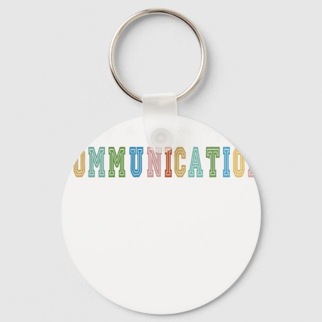 all behavior is a form of communicatio keychain (Front)