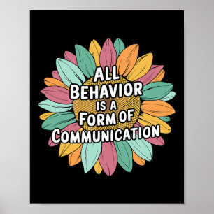 All Behavior Is A Form Of Communication Sped Teach Poster