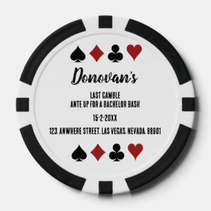 All Bets Off: Brocation Bachelor Party Poker Chips