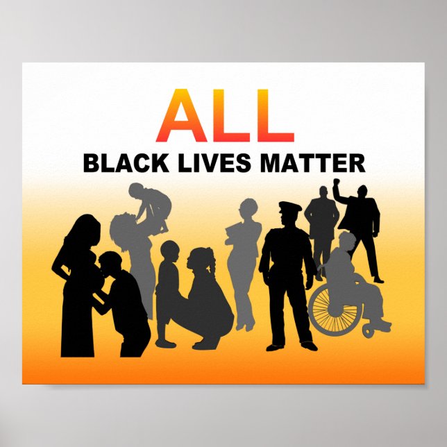 All Black Lives Matter Poster (Front)