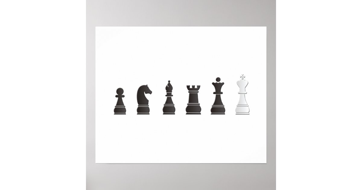 Queen and King Chess pieces | Art Board Print