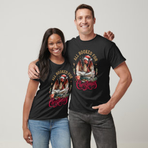 All Booked for Christmas Dragon T-Shirt