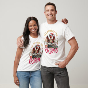 All Booked for Christmas Dragon T-Shirt