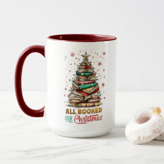 All Booked for Christmas  Mug