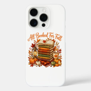 All Booked for Fall Books Coffee Cozy Autumn iPhone 16 Pro Case
