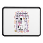All Booked For Halloween  Teacher Ghost Hitch Cover