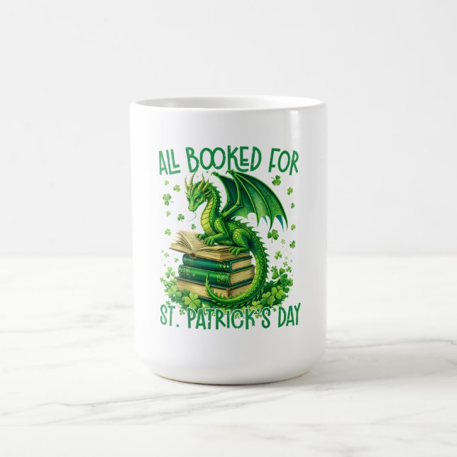 All Booked for St Patrick's Day Coffee Mug (Center)
