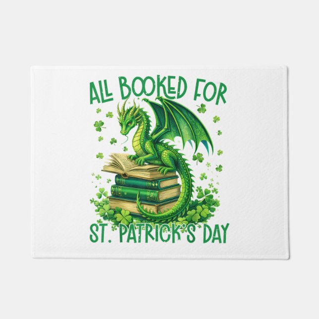 All Booked for St Patrick's Day Doormat (Front)
