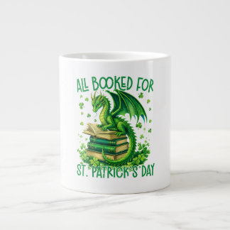 All Booked for St Patrick's Day Giant Coffee Mug