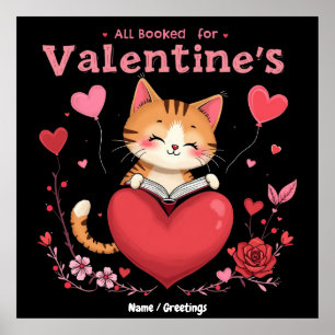  All Booked for Valentines A Perfect Valentine’s  Poster
