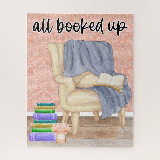 All Booked Up Bookish Lifestyle Puzzle (Vertical)