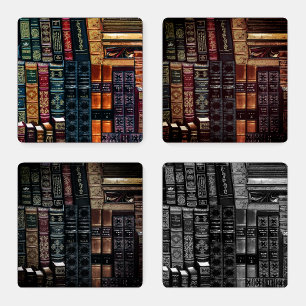 All Booked Up Coaster Set