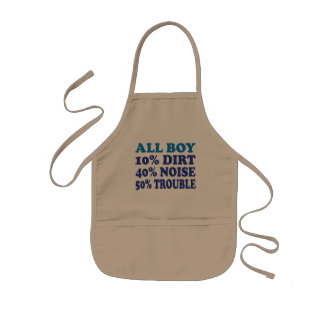 All Boy Kids Apron