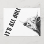 ALL BULL POSTCARD