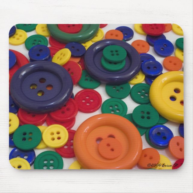 All Buttoned Up Mousepad (Front)