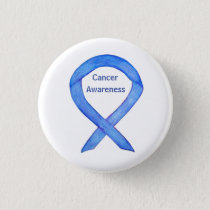 All Cancer Awareness Lavender Ribbon Pin Buttons
