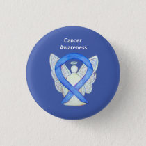 All Cancer Awareness Lavender Ribbon Pin Buttons