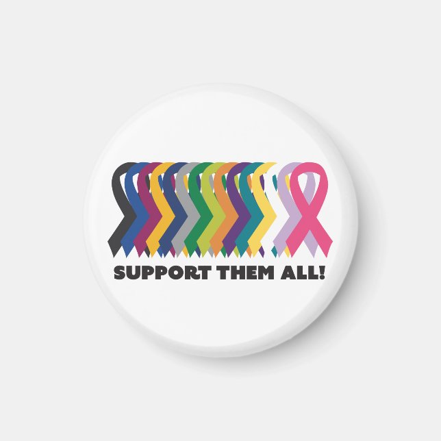 All Cancer Awareness Magnet (Front)